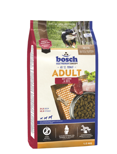 Bosch Adult mit Lamm & Reis 15 kg