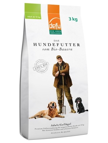 DEFU-Biofutter Hund Adult Geflügel 12,5 kg (DE-ÖKO-007)