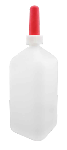 GEWA Milchflasche 2 l mit Kälbersauger