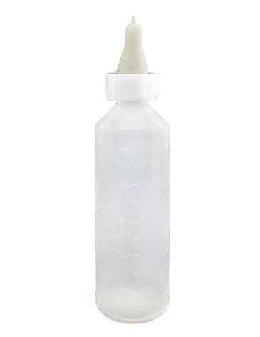 GEWA Milchflasche 500 ml mit Kleintiersauger