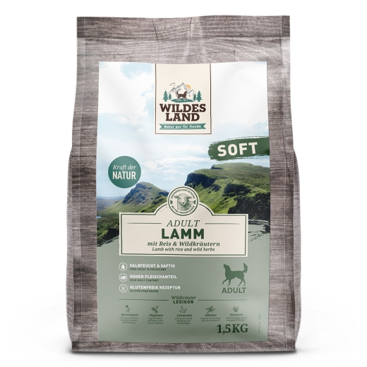 Wildes Land Soft Lamm mit Reis & Wildkräutern 5 kg