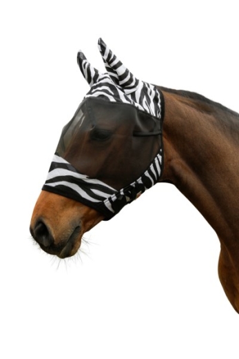 Fliegenschutzmaske Zebra Pony