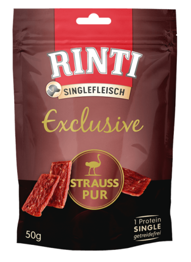 RINTI Snack Exclusive Strauss pur 50 g
