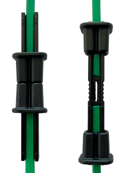Litzclip® Vertikalstrebenverbinder für Weidenetze 10 Stück