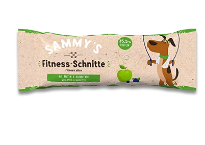 SAMMYS Fitness-Schnitte Äpfel & Blaubeeren 25 g