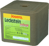 Josera Leckstein plus 10 kg, Bio (DE-ÖKO-060)