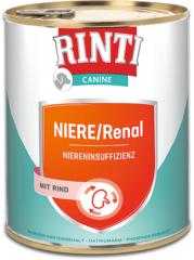 Rinti Canine Niere/Renal Rind 800 g