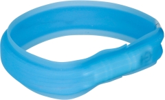 Flash Leuchtband USB M-L blau extra breit